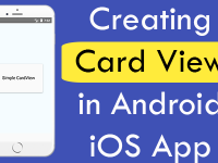 React Native Creating Card View in Android iOS App Example Tutorial