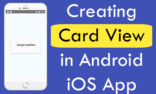 in react native make card App Example iOS View in React Native Android Creating Card