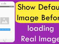 React Native Show Default Image Before loading Real Image PlaceHolder iOS Android Example