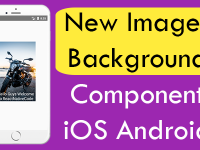 React Native New ImageBackground Component iOS Android Example