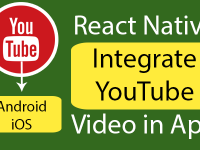 React Native Integrate YouTube Video in Android iOS App Example